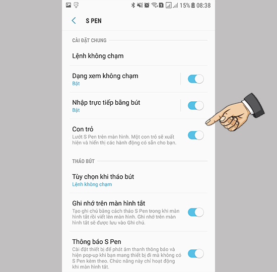Kích hoạt tính năng